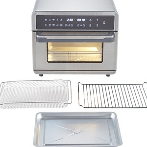 Four à Friture Électrique 30L en Métal, Four à Convection, Gaufrier, Grille-pain, Machine à Popcorn, <span class=keywords><strong>Friteuse</strong></span> – Contrôle Numérique du Minuteur, Revêtement Antiadhésif PTFE - Product Image 4