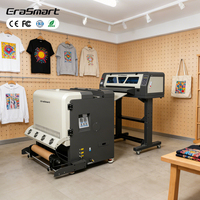 Nouvelle imprimante DTF entièrement automatique A1 60 cm, machine d'impression numérique avec tête d'impression Epson, encre multicolore, film de transfert thermique