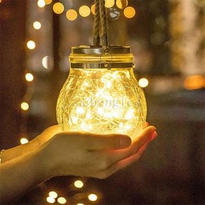 Outdoor Solar Crack Light Christmas Decorative <b>Garden</b> <b>String</b> Lighting Courtyard Glass Pendant for Night Lighting Courtyard - Product Image 3