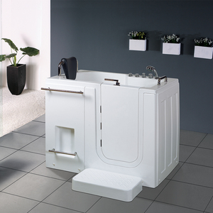 HS-1101 Hiện Đại Trắng Acrylic đi bộ trong bồn tắm vòi sen kết hợp 1-người ngâm tắm người già/người tàn tật thân thiện Tạp dề phía trước cửa truy cập - Product Image 3