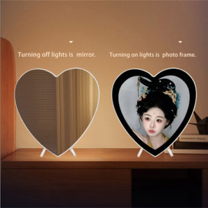 Cadre photo LED en plastique effet miroir magique, style <span class=keywords><strong>Art</strong></span> Déco, motif nature morte mobile, impression d'<span class=keywords><strong>art</strong></span> mural encadrée - Product Image 3