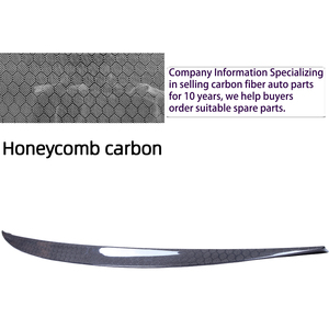For B9 B9.5 Sedan Style Honeycomb Carbon Fiber Rear Spoiler Trunk Wing 2016-2023 - Product Image 4