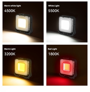 Đèn <span class=keywords><strong>LED</strong></span> cầm tay làm việc nam châm mạnh đa chức năng cho đèn lồng cắm trại ngoài trời Kẹp 1/4 '' Lỗ RGB Đèn pin <span class=keywords><strong>COB</strong></span> nhiều màu sắc - Product Image 6