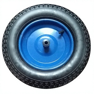 Roues pneumatiques en caoutchouc 3.50-8 très vendues, adaptées aux chariots à main légers, brouettes, chariots à main, pneus de chariot 14 pouces - Product Image 1