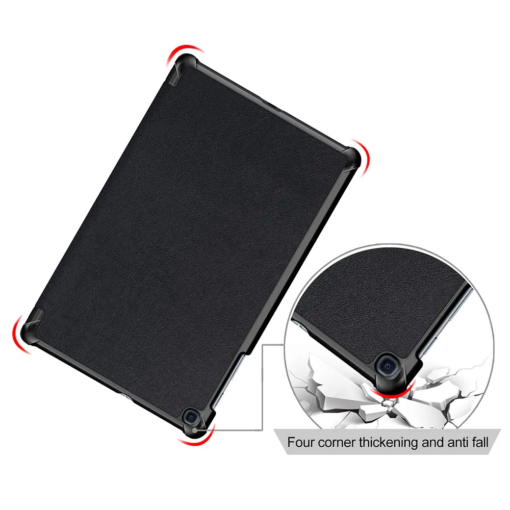 For Samsung Galaxy A7 Tab Cover 2020 Case, Smart PU Leather Tri-fold Tablet PC for Tablet S6 lite Cover 10.4 inch