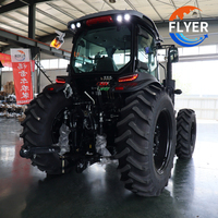 Tracteur agricole 4x4 de 180 ch avec cabine, prix avantageux, fabrication chinoise, haute qualité pour usage agricole