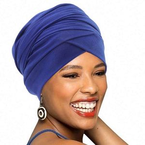 Wholesale Custom Logo Long Size Outdoor Multifunction Stretchy Polyester Headscarf <b>Head</b> <b>Cover</b> Daily Wear Turban Women Headwrap - Product Image 5