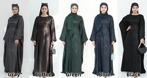 Nuovissimi <span class=keywords><strong>Abiti</strong></span> <span class=keywords><strong>Musulmani</strong></span> da Donna, Kaftan Abaya Taglie Forti, Abbigliamento di Lusso, Abaya Chiusa con Cintura, <span class=keywords><strong>Abiti</strong></span> Modesti Turchi - Product Image 6