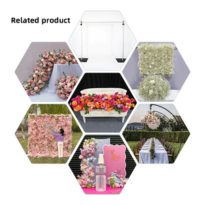 Promise Handcrafted Boho Artificial Flower Runner para festivales, mercados y eventos bohemios al aire libre - Product Image 5