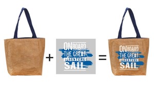 Eco-Friendly Custom Printed Logo Storage Bag Washable Kraft Paper Handbag for Shopping Durable and Stylish - Product Image 2