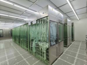 Armario sin polvo, armario <span class=keywords><strong>de</strong></span> ropa para sala limpia con cortina <span class=keywords><strong>de</strong></span> malla <span class=keywords><strong>de</strong></span> PVC - Product Image 5