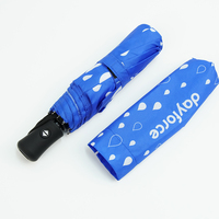 Parapluie de voyage compact moderne à 3 plis entièrement automatique en pongé 190T coupe-vent à 8 baleines, prix usine, avec logo personnalisé, cadeaux d'affaires
