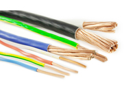 Câble de mise à la terre aérien H07V-K à brins de cuivre multiples isolés en PVC