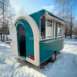 Oven Kiosk <b>Coffee</b> Shop Vending <b>Cart</b> Bbq With Porch Truck Pizza Trailer Small Food Trucks <b>For</b> <b>Sale</b> - Product Image 3