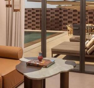 AJJ-GD291 Mobilier sur mesure directement de l'usine – Projet commercial haut de gamme – Ensemble de chambre d'hôtel <span class=keywords><strong>AlUla</strong></span> – Lit double - Product Image 3