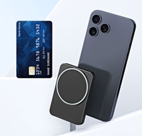 Paquete de batería de metal y aluminio Magsaferred para iPhone PD 20W de carga rápida PowerBank inalámbrico magnético cargador móvil Delgado 5000mAh