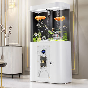 Akuarium Akrilik Bentuk Elegan 170L, Tangki Ikan Plastik Ramah Lingkungan untuk Hotel - Product Image 6