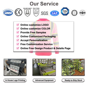 Dri Fit T-shirt de sécurité rose à manches longues pêcheur violet haute visibilité chemises noires pour hommes chemise très visible réflecteur - Product Image 3