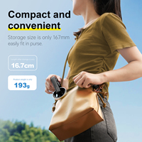 Trépied flexible pour selfie Telesin, support pour diffusion en direct, trépied flexible pour téléphone portable à 360 degrés
