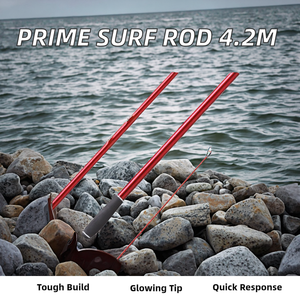 <span class=keywords><strong>Canne</strong></span> à pêche <span class=keywords><strong>de</strong></span> 4,20 m pour la pêche au poisson-chat, à la carpe et aux crevettes - Pêche sur glace, <span class=keywords><strong>action</strong></span> rapide, 100-250 g, <span class=keywords><strong>pointe</strong></span> en carbone lumineux solide avec des pièces Fuji - Product Image 3