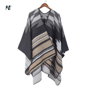 OEM latest ethnic wool shawls other scarves & shawls women's poncho