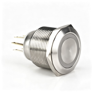 Botón pulsador metálico impermeable IP65 de 12mm, 16mm, 19mm, 22mm, 25mm para estación de secado de aire - Product Image 4