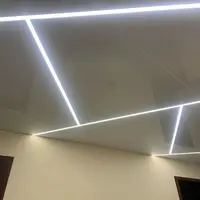 Iluminación LED lineal para baldosas de techo elásticas