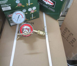 Régulateurs de pression propane-acétylène, débitmètres, équipement industriel de découpe et de soudage en laiton massif, régulateur GPL/oxygène 2000 Kpa - Product Image 4