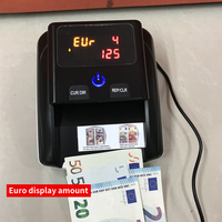 Bon détecteur de monnaie de table portable Mini UV Détecteur de billets de banque noirs