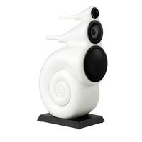 YYTCG Enceinte de sol 2 canaux Nautilus 3 voies avec woofer 5,5'' actif/passif en option pour un son Hi-Fi époustouflant et captivant