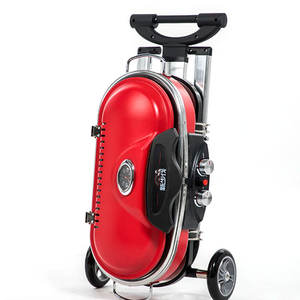 Gril à <span class=keywords><strong>gaz</strong></span> pliant noir moderne de BBQ de camping Équipement de cuisson au propane extérieur <span class=keywords><strong>Valise</strong></span> en fer enduit de poudre pour le camping - Product Image 4