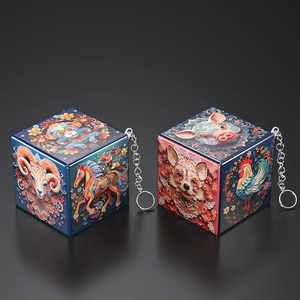 <span class=keywords><strong>Cubo</strong></span> <span class=keywords><strong>de</strong></span> Plástico Personalizado con Impresión UV, Regalos Publicitarios y <span class=keywords><strong>de</strong></span> Cumpleaños con Diseño Proporcionado - Product Image 4