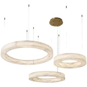 <span class=keywords><strong>Lustre</strong></span> LED Postmoderne Simple en Imitation Marbre Doré pour Salon Nordique, Maison Duplex, Villa, Salle à Manger, Chambre et Bureau - Product Image 5