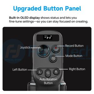 <span class=keywords><strong>Stabilizzatore</strong></span> Gimbal <span class=keywords><strong>per</strong></span> Fotocamera FeiyuTech SCORP C2 con Tracciamento AI Integrato, <span class=keywords><strong>Stabilizzatore</strong></span> a 3 Assi con Capacità di 3,5 kg, Gimbal Professionale - Product Image 3