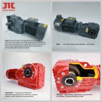 R/F/K/S Industrial K Series Gear Reducer Struktur Gigi Keras untuk Peralatan Pertambangan Pabrik Semen Mesin Pengangkat Mesin Pengaduk