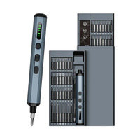 Set Obeng Elektrik Presisi 64 Pcs Dengan Torsi yang Dapat Disesuaikan dan Mata Obeng Baja S2 untuk Perbaikan Elektronik, Ponsel, dan Kamera