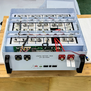 แบตเตอรี่ลิเธียม Lifepo4 51.2V 100Ah พร้อมกล่องโลหะ สำหรับระบบออฟกริด 5KWH พลังงานแสงอาทิตย์สำหรับบ้าน พร้อมระบบป้องกัน WiFi BMS - Product Image 3