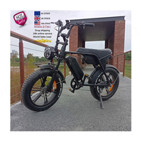 C80 Max Double Batterie V8 Fatbike E Bike Vélo Adulte Vélo Électrique Rapide Ebike EU Entrepôt