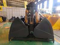 MONDE Godet hydraulique durable à mâchoires pour excavatrice, idéal pour la préhension de pierres de carrière et la manutention de matériaux rocheux
