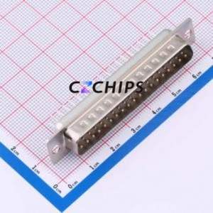 X0237WT7W1 D-Sub/VGA Connector Through hole Component (THT) Connector Standard D-Sub Male 37P Through Hole - Product Image 1