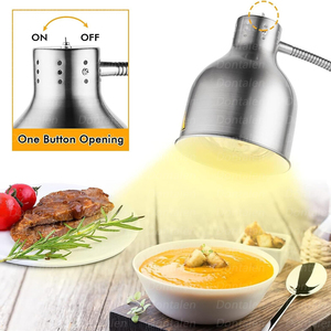 Restaurante Equipo de Hotel De pie Catering Lámpara calentadora de alimentos Calentador eléctrico Buffet Comida de lujo Luz de calor para fiesta de boda - Product Image 6