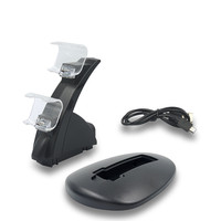 Support de station de charge USB pour manette PS4 Slim, station de charge double pour manette PS4