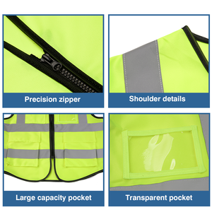 360 strisce riflettenti gilet di sicurezza catarifrangente ad alta visibilità giubbotto di sicurezza giubbotto di sicurezza giubbotto riflettente colore blu - Product Image 3