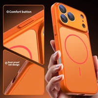 Coque en silicone mat de protection d'objectif de caméra entièrement métallique pour iPhone 17 15 16 14 13 Pro Max coque arrière rigide antichoc
