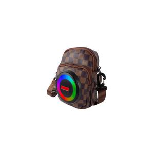 2025 nueva llegada diseño de bolso de hombro especial altavoz BT inalámbrico portátil tarjeta SD bolso altavoz <span class=keywords><strong>Karaoke</strong></span> para mochilero/excursionista - Product Image 4