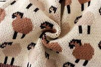 Manteau en tricot d'automne pour enfants, haut pour fille, manteau en tricot mignon avec motif d'ours pour nouveau-né, cardigan chaud en tricot pour bébé fille, vêtements pour enfants
