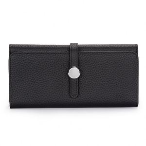 Cartera de Cuero Lichi con Clip, Ranuras para Tarjetas, Gran Capacidad, con Logotipo Personalizado - Product Image 4