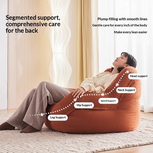 Sillón Puff Suave, Sofá Individual Reclinable, Asiento Ultra Cómodo para Descanso y Sueño en Dormitorio, Balcón e Interiores - Product Image 4
