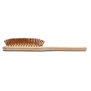 <span class=keywords><strong>Cepillo</strong></span> de pelo de <span class=keywords><strong>madera</strong></span> de bambú Natural biodegradable, peine de paleta de cojín de aire para masaje del cuero cabelludo para uso doméstico, desenredar - Product Image 2