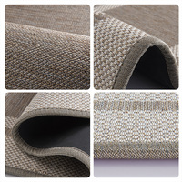 Tapis de cuisine moderne de luxe anti-fatigue, imperméable, antidérapant, en polyester tissé, d'épaisseur moyenne pour un usage domestique